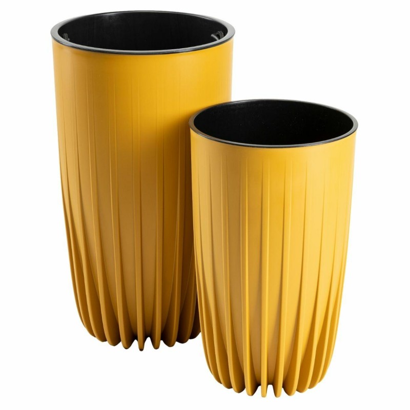 Zestaw donic Stripped Wysokie musztardowe 2 szt