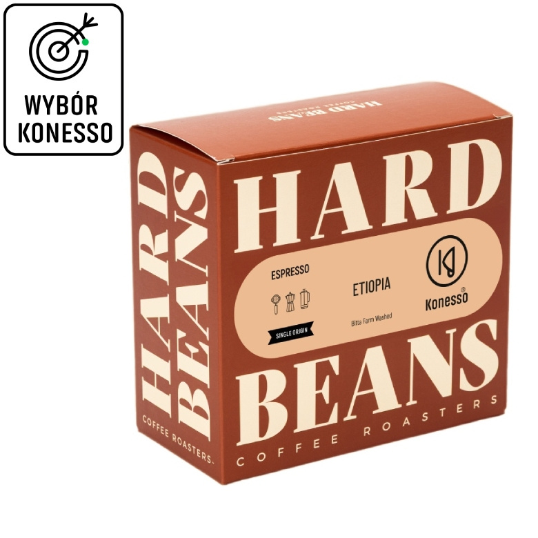 Kawa ziarnista Hard Beans Etiopia Bitta Farm Espresso - KONESSO 250g