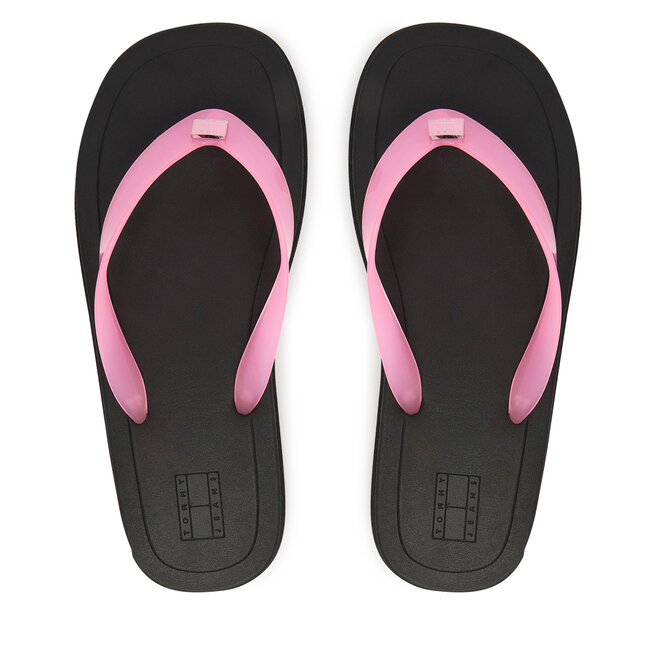 Japonki Tommy Jeans Tjw Cleated Jelly Summer Sandal EN0EN02954 Różowy