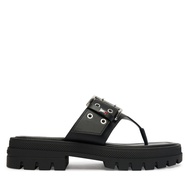 Japonki Tommy Jeans Tjw Buckle Sandal EN0EN02948 Czarny