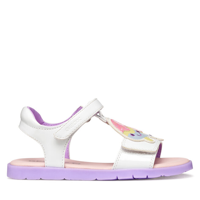 Sandały Geox J Sandal Joyfoot Gir J65P1C 000HH C0761 M Biały