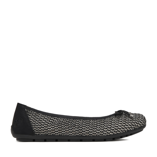 Baleriny Rieker CEO-43850-00 Czarny