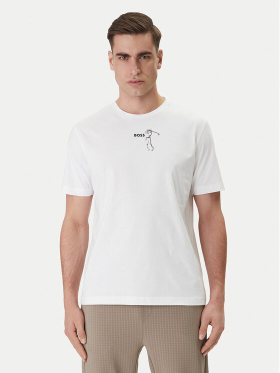 BOSS T-Shirt Birdie 50559387 Biały Regular Fit