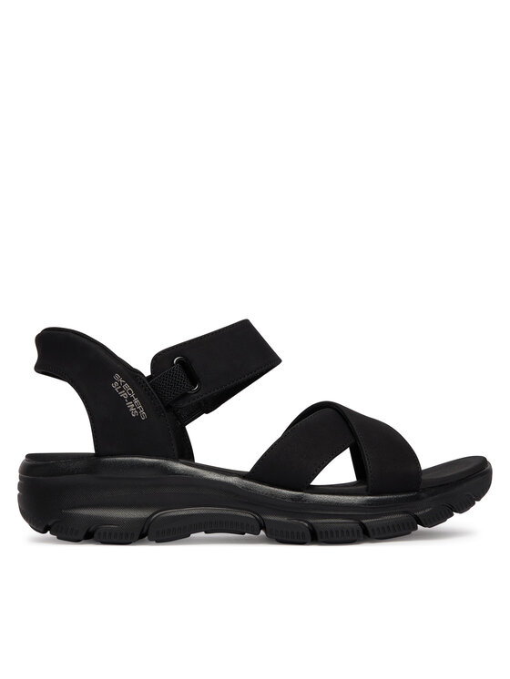 Skechers Sandały 163534/BBK Czarny