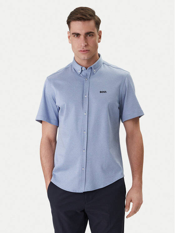 BOSS Koszula ST Motion 50555951 Błękitny Regular Fit