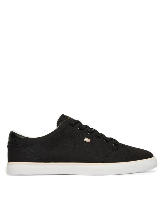Tommy Hilfiger Tenisówki Th Low Profile Vulc Canvas FW0FW09102 Czarny