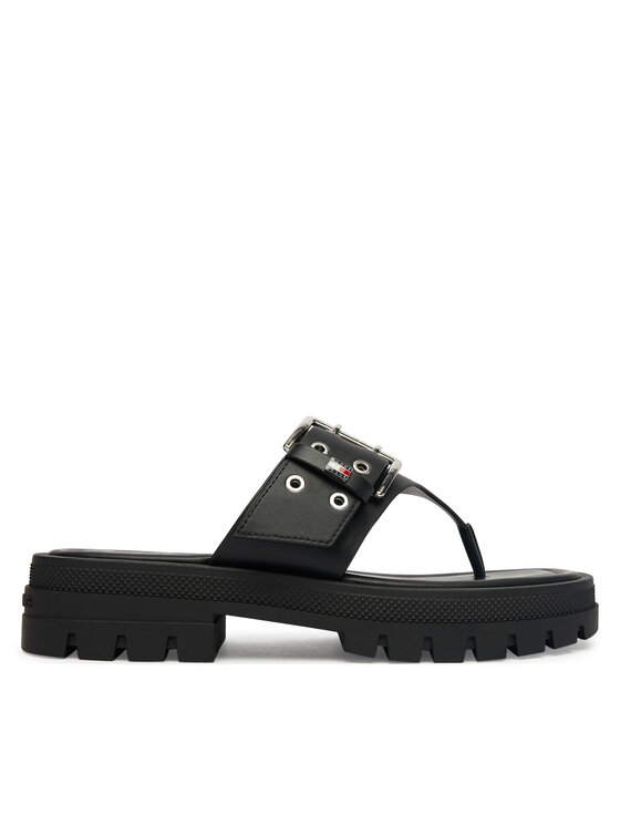 Tommy Jeans Japonki Tjw Buckle Sandal EN0EN02948 Czarny