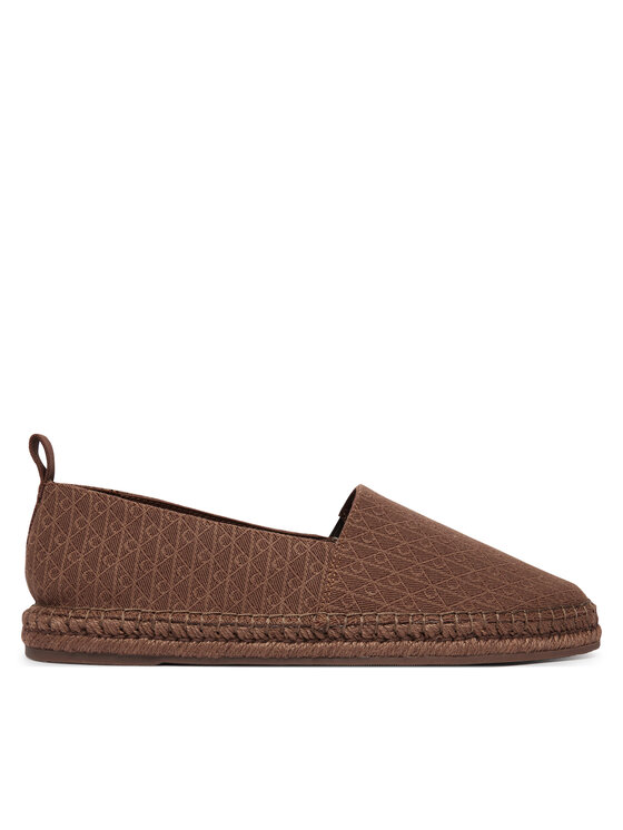 Calvin Klein Espadryle Espadrille Aop Cv HM0HM02231 Brązowy