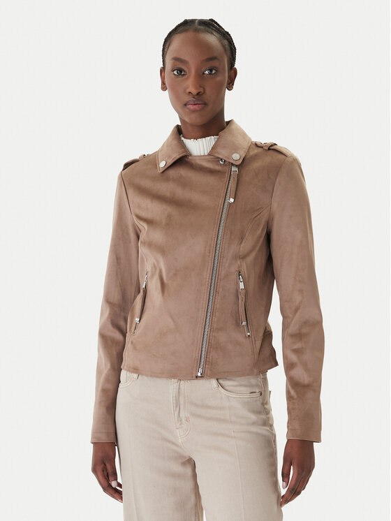 Guess Kurtka przejściowa W6GL10 W1968 Brązowy Regular Fit