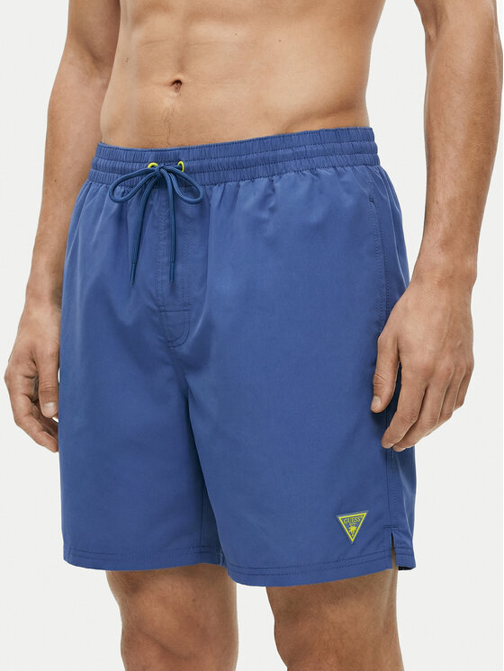 Guess Szorty kąpielowe F6GT24 WG282 Niebieski Regular Fit