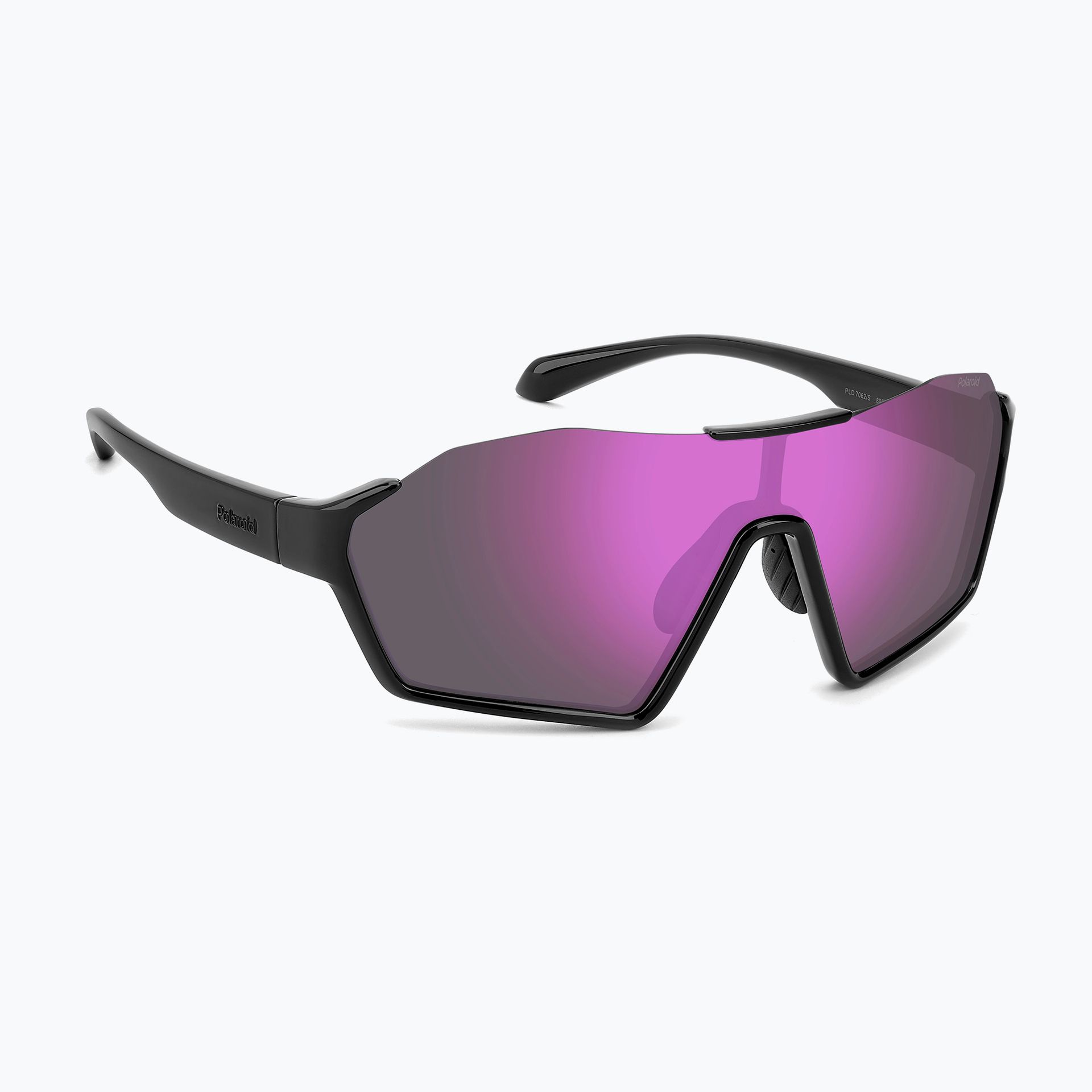 Okulary przeciwsłoneczne Polaroid PLD 7062/S black/grey pink mirror polarized WYSYŁKA W 24H 30 DNI NA ZWROT