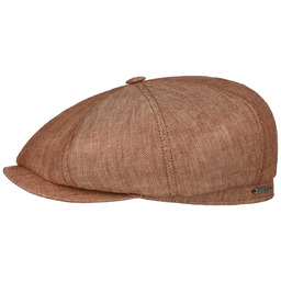 Kaszkiet z Lnu Hatteras Classic by Stetson, rdzawy, 58 cm
