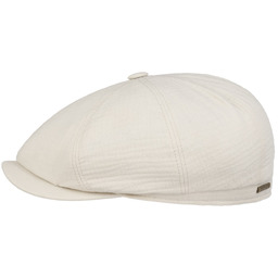 Kaszkiet Hatteras Halverton Cotton by Stetson, kremowobiały, XXL (62-63 cm)