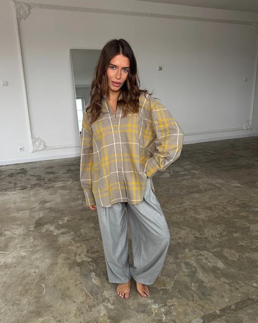 Koszula Sedated beige yellow