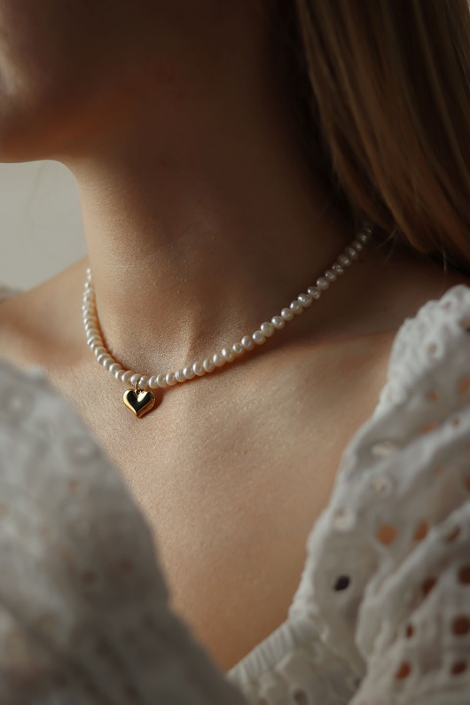 Naszyjnik z Pereł, Naszyjnik z Sercem, Naszyjnik z Pereł Hodowanych