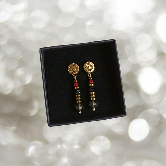 Kolczyki jesienne : ozdobne sztyfty