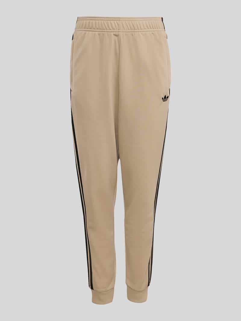 Spodnie dresowe krój regular fit z koniczyną Trefoil