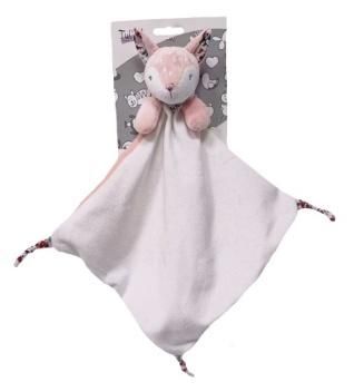 Lisek różowy miluś - zabawka