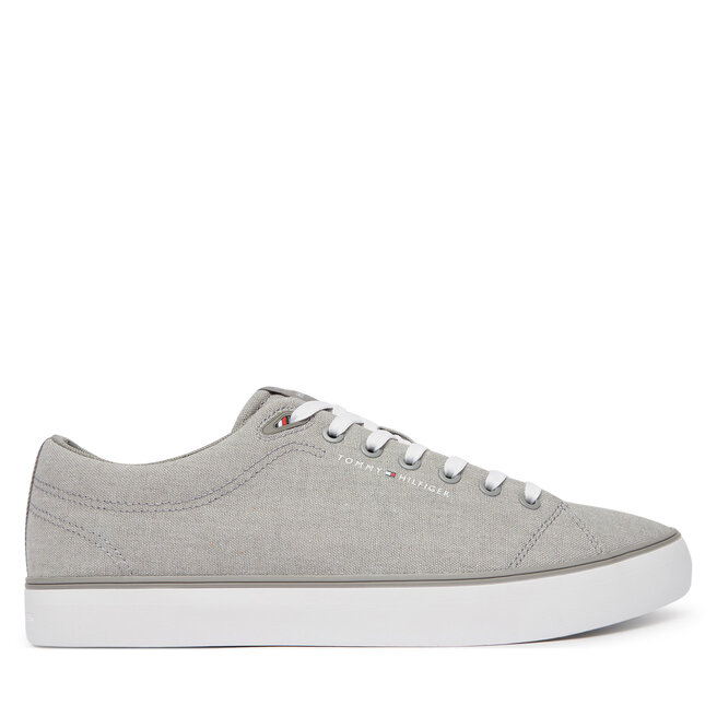 Tenisówki Tommy Hilfiger Th Hi Vulc Core Low Chambray FM0FM05818 Szary