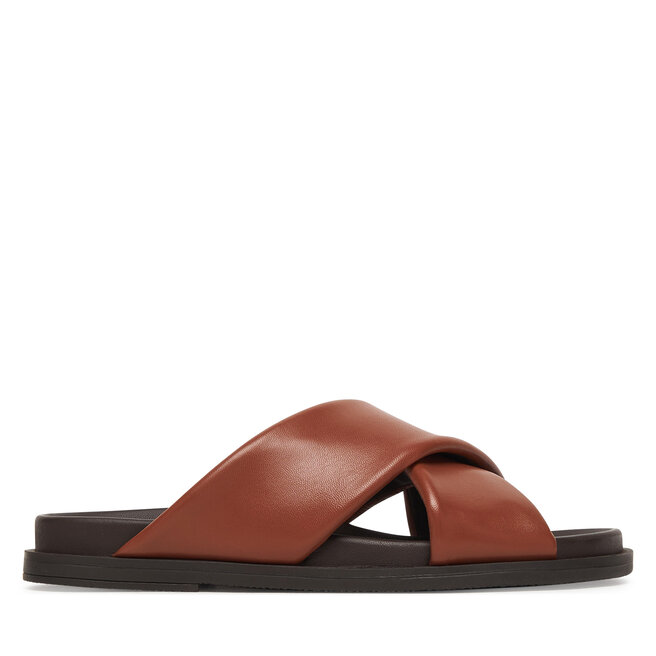 Klapki Geox D Adelash D55YWB 000TU C6014 Brązowy