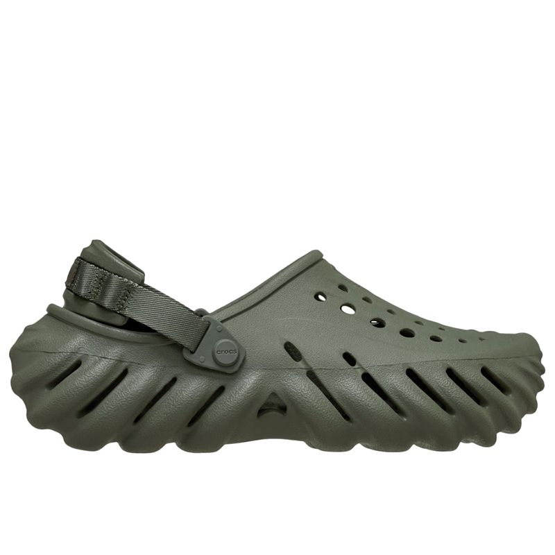 Klapki unisex Crocs X-Echo Clog 207937-3J5 - zielone