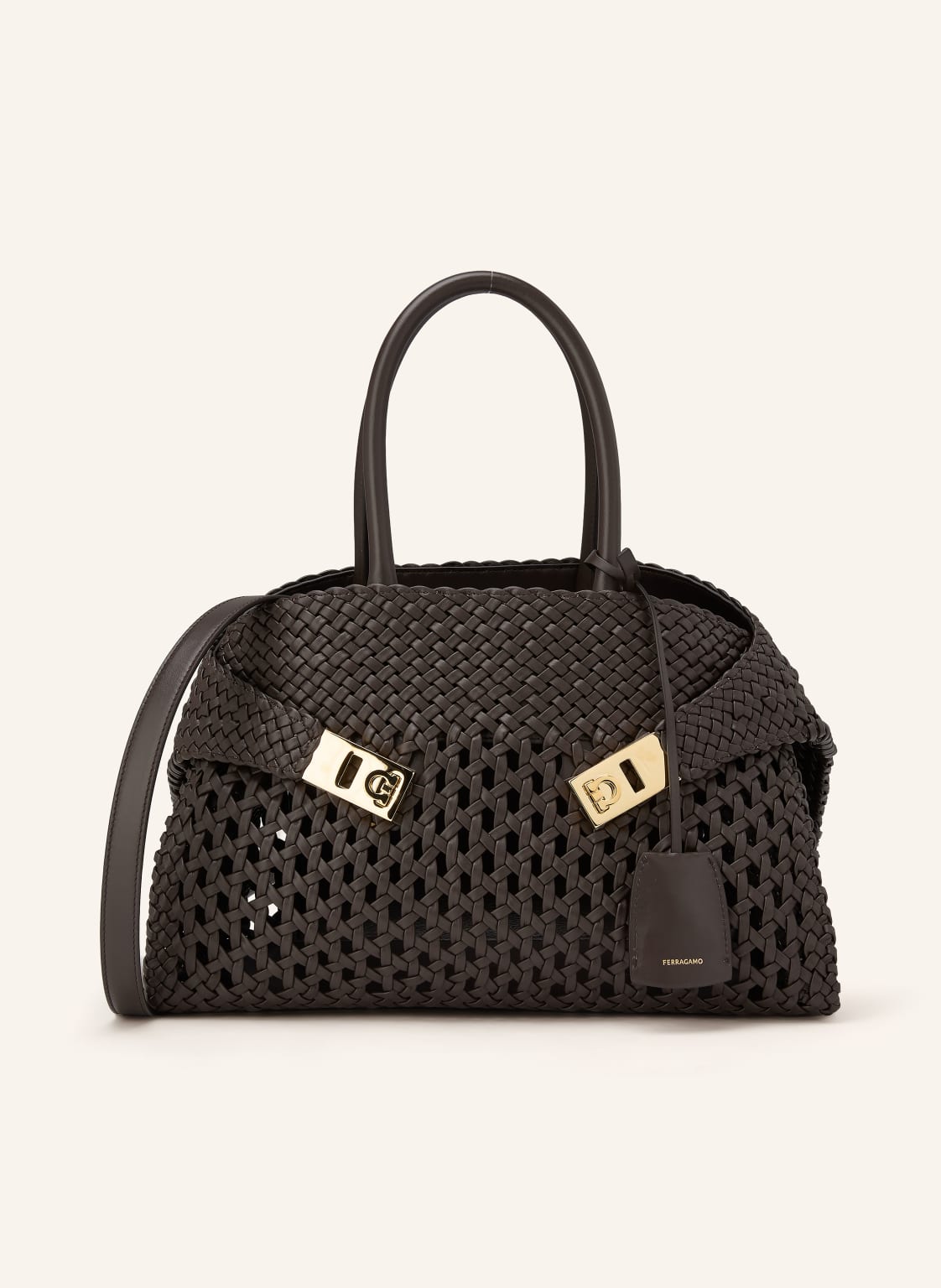 Ferragamo Torebka Hug braun