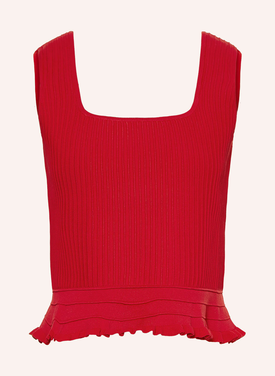 Maje Dzianinowy Top rot