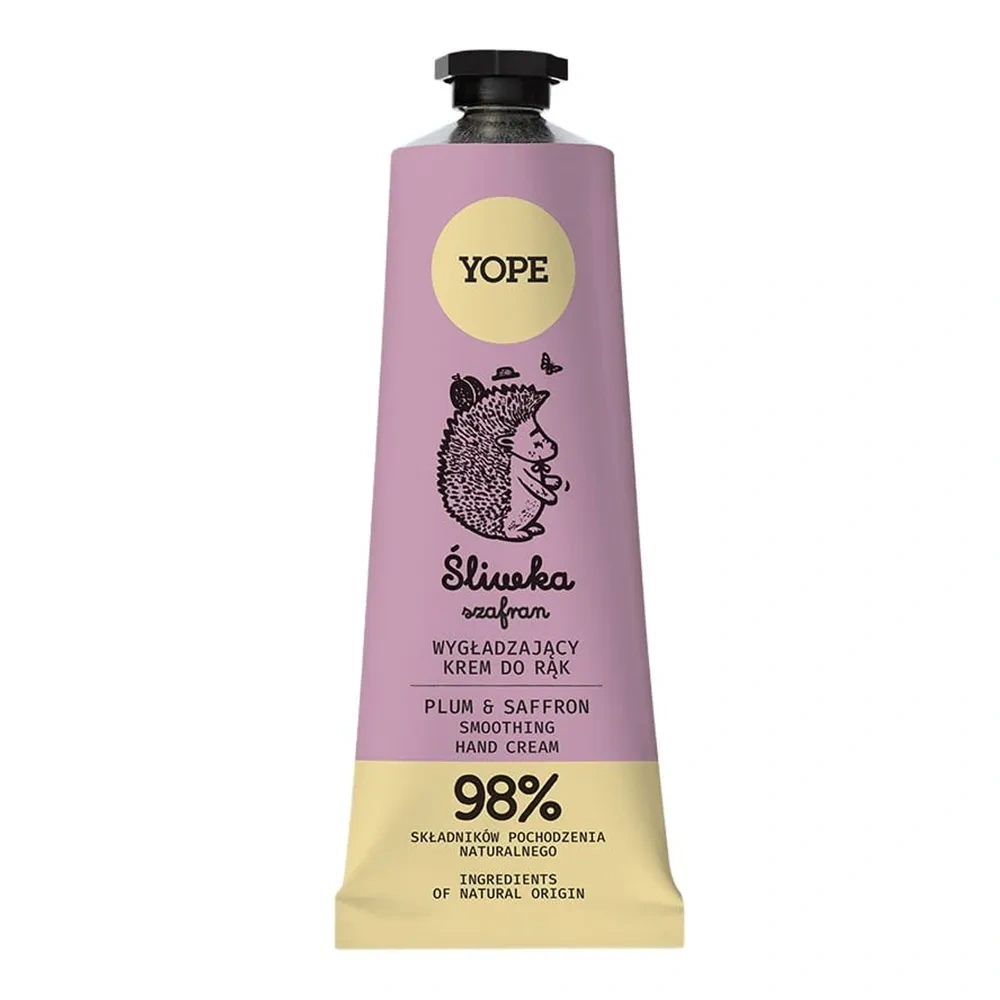 Yope wygładzający krem do rąk Śliwka i Szafran 50 ml