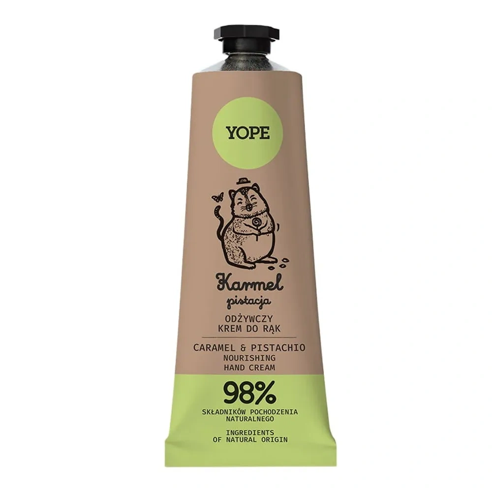 Yope odżywczy krem do rąk Karmel i Pistacja 50 ml