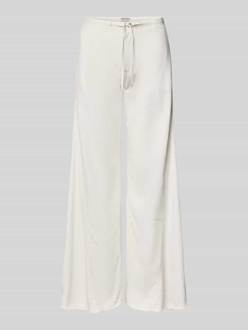 Jeansy z szerokimi nogawkami z tunelem