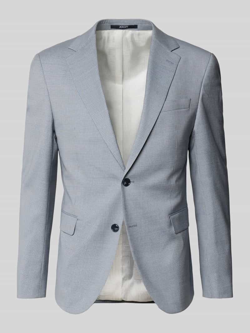 marynarka na 2 guziki o kroju slim fit z kieszeniami z patką