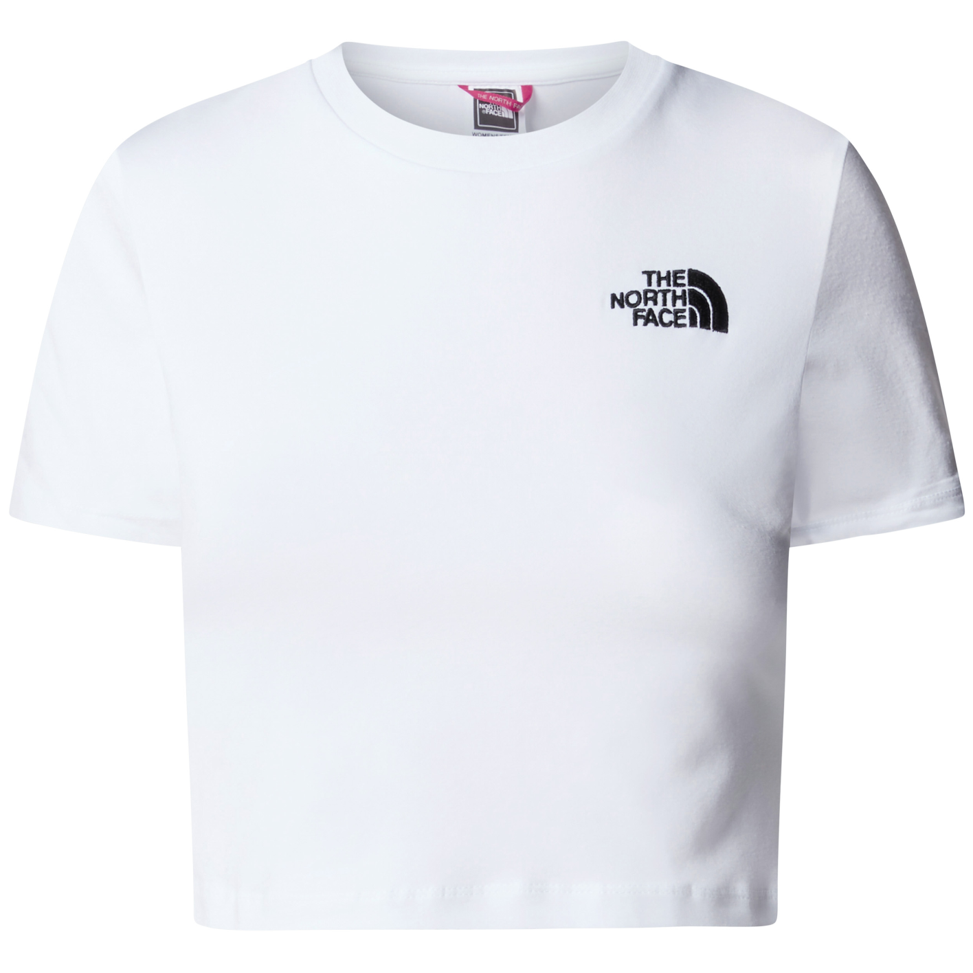 Koszulka damska The North Face Essential Cropped Slim Short Sleeve Tee Rozmiar: L / Kolor: biały