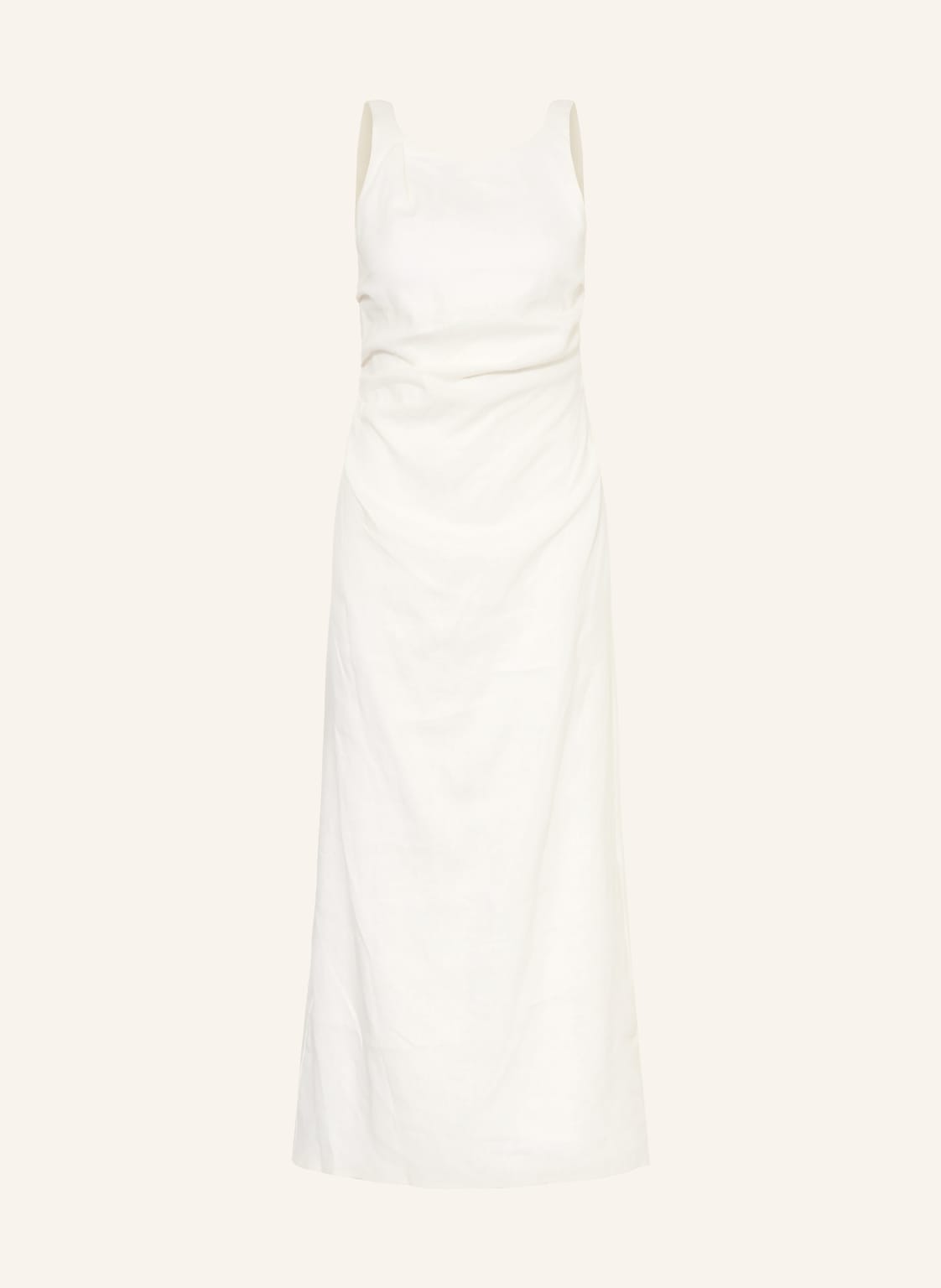 Faithfull The Brand Sukienka Lniana Cera weiss