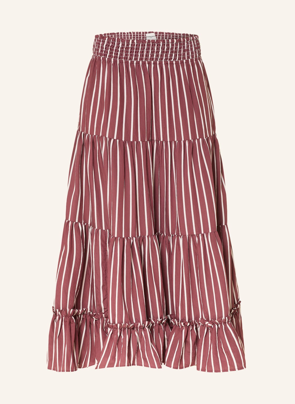 Claudie Pierlot Spódnica Z Falbanami rot