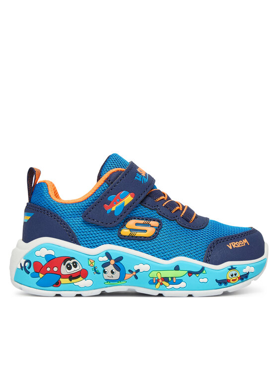 Skechers Sneakersy Play Scene 407312N/BLNV Niebieski