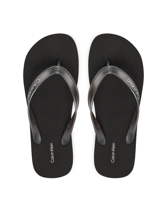 Calvin Klein Japonki Flatform Flip Flop Met Tpu HW0HW03120 Czarny