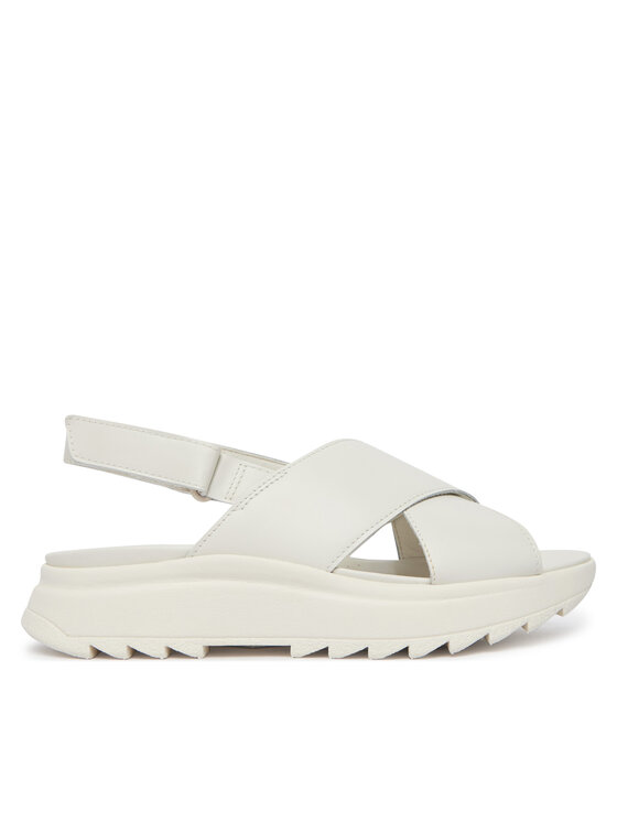 Clarks Sandały DashLite Wish 26186583 Biały