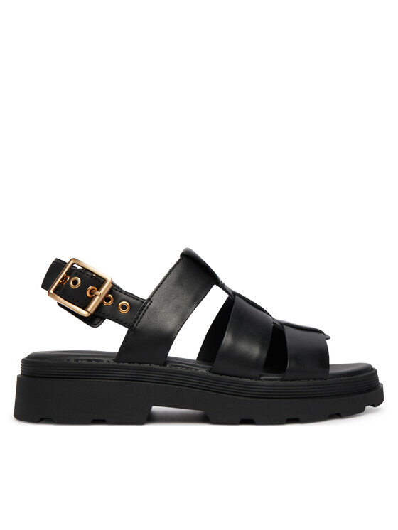 Clarks Sandały Orinoco3 Strap 26186490 Czarny