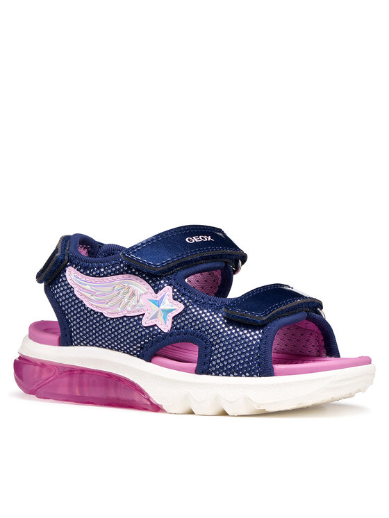 Geox Sandały J Sandal Ciberdron G J55MWA 0ASKN C0694 S Granatowy
