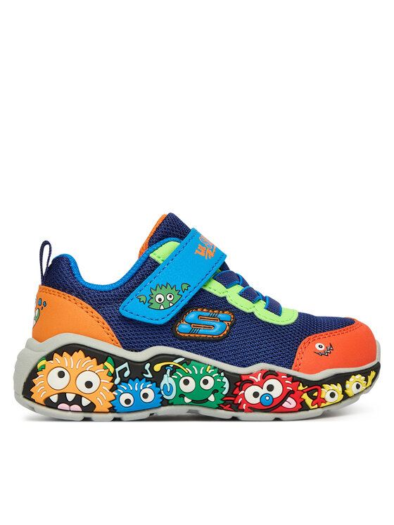 Skechers Sneakersy Play Scene 407312N/NVMT Niebieski