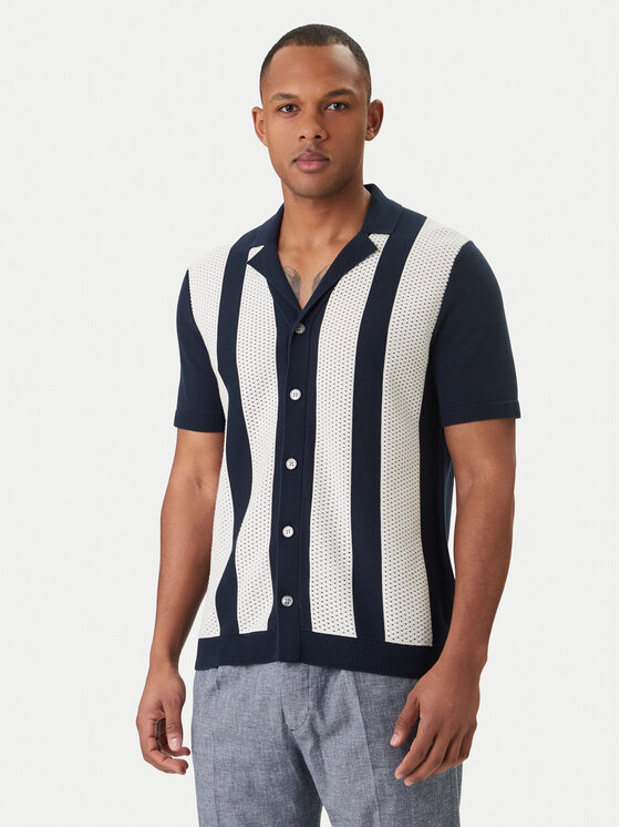 JOOP! Koszula Galvo 30101514 Granatowy Regular Fit
