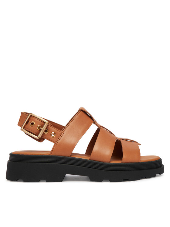 Clarks Sandały Orinoco3 Strap 26186587 Brązowy