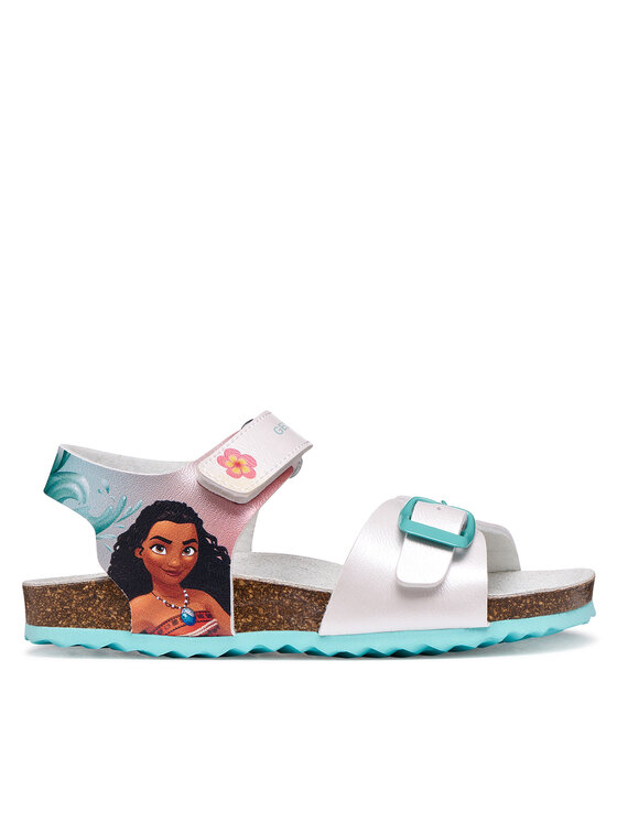 Geox Sandały J Adriel Girl J558MG 000NF C0817 S Biały