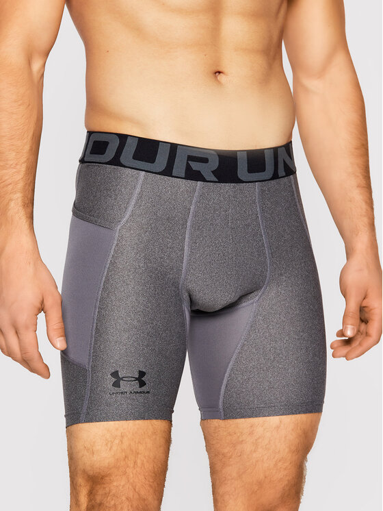 Under Armour Bielizna termoaktywna dolna HeatGear® Compression 1361596 Szary Slim Fit