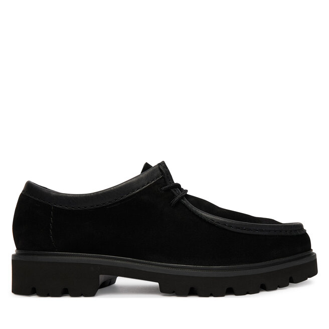Półbuty Clarks Cleyhill Seam 26186418 Czarny