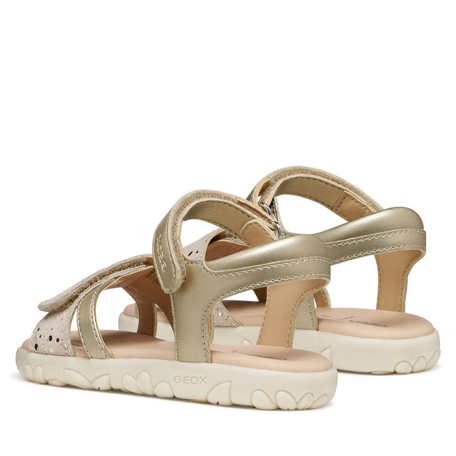 Sandały Geox J Sandal Haiti Girl J658ZC 0NF07 C2012 M Złoty