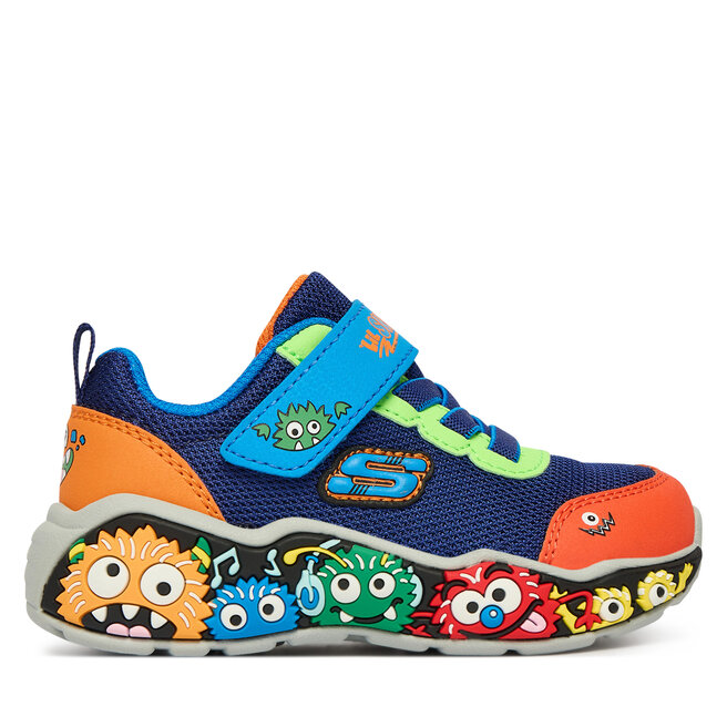 Sneakersy Skechers Play Scene 407312N/NVMT Niebieski
