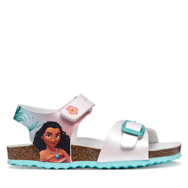 Sandały Geox J Adriel Girl J558MG 000NF C0817 M Biały