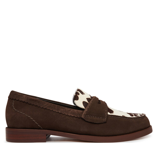Lordsy Clarks Straven Edge 26186597 Brązowy