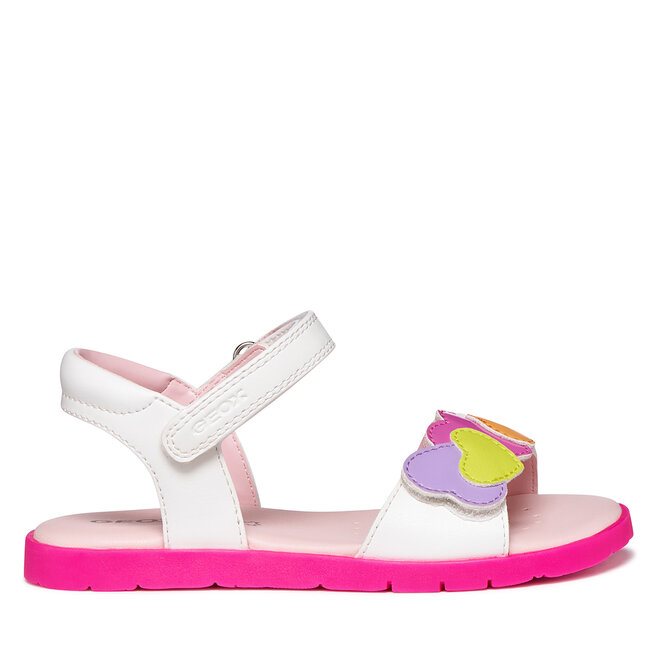 Sandały Geox J Sandal Joyfoot Gir J65P1D 000BC C0653 D Biały